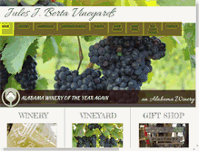 Tablet Screenshot of julesjbertavineyards.com